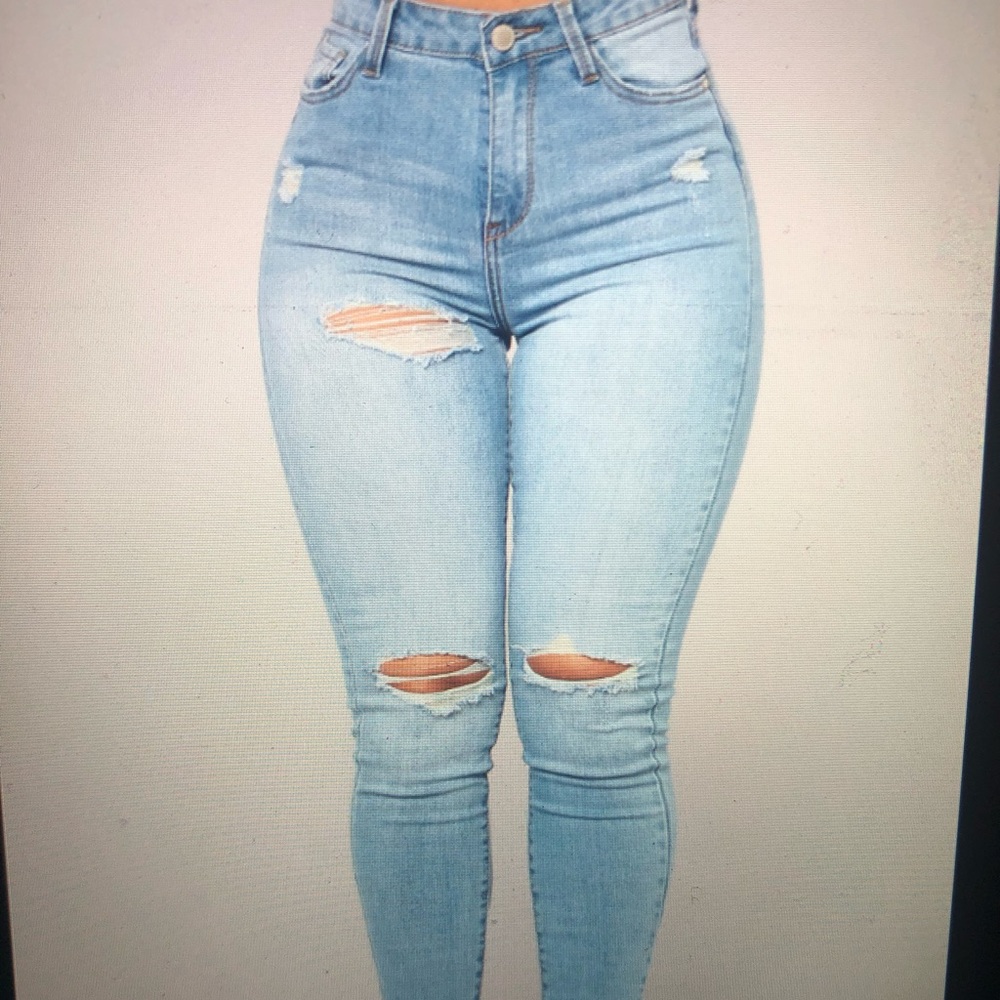 Fashion Nova Hannah High Rise Jeans
